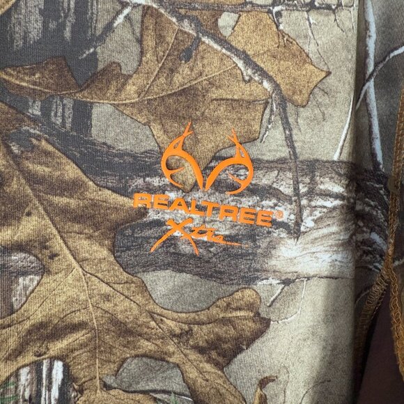 Realtree Short Sleeve Dri More Tech Camo Shirt Men's Medium Camouflage Hunting - Picture 7 of 11